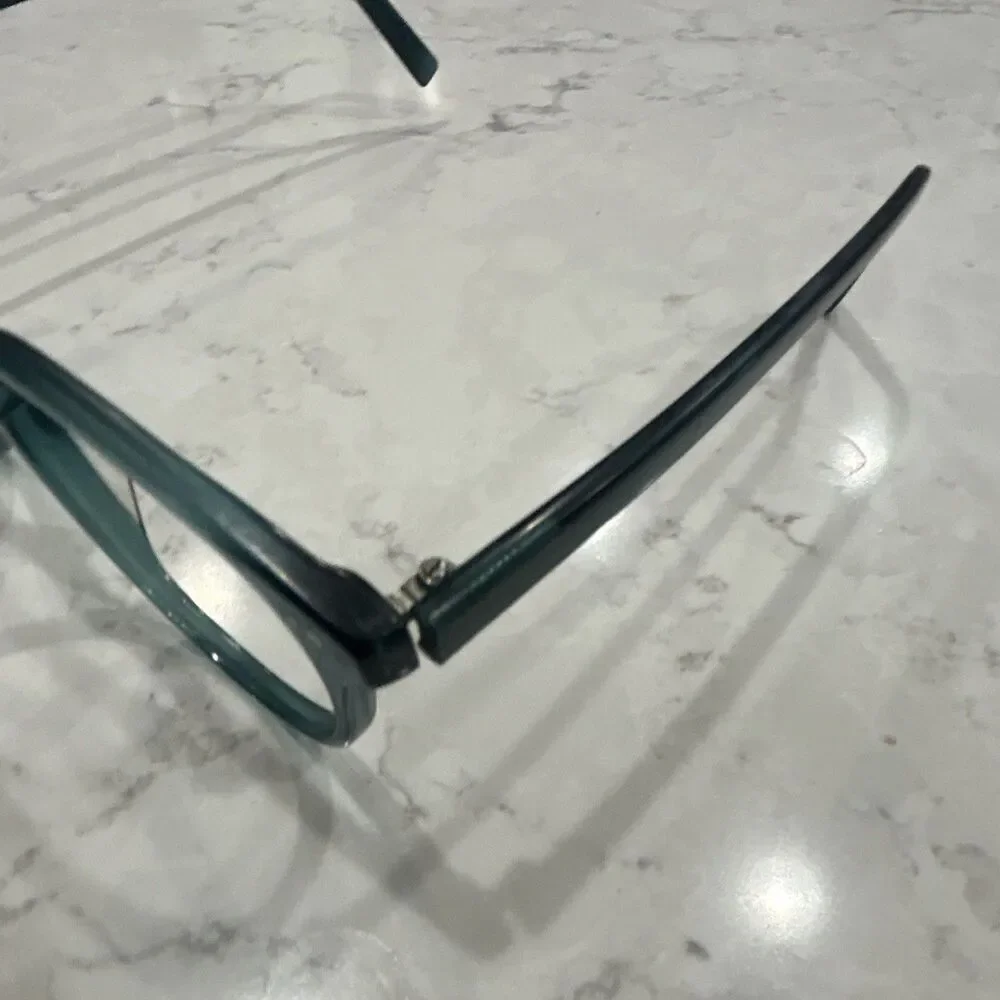 Warby Parker Akeley Green Full Rim Plastic Eyeglass Frames 53-19-145 W-728